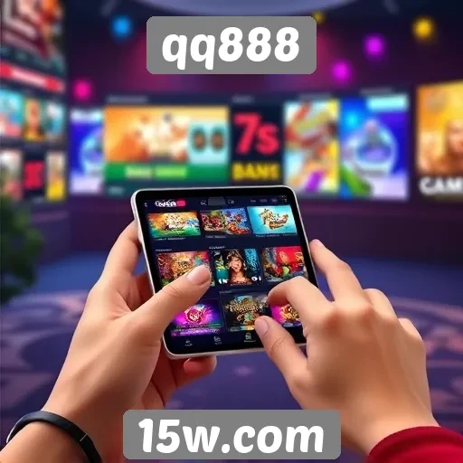 Acessibilidade do site de jogos qq888 para dispositivos móveis