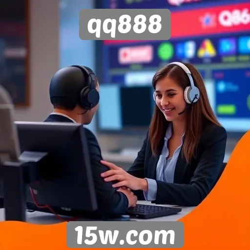 Funcionamento do suporte ao cliente no qq888